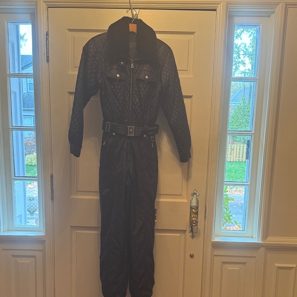 Elegant Black Women's Quilted Jumpsuit